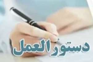 دستورالعمل تدوین و ابلاغ ضوابط فنی