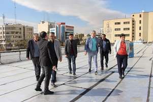 بازدید مسوولان منابع فیزیکی و نظارت بر طرح های عمرانی وزارت بهداشت از مرکز آموزشی درمانی شهید دکتر فقیهی..